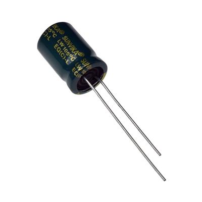470UF 25V-8*12-105C-GREEN | 470UF 25V-8*12-105C-GREEN (LW SERIES) | خازن الکترولیت 470 میکرو فاراد 25 ولت