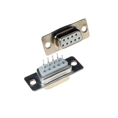 DB9 PIN D-SUB FEMALE WHITE | DP-9F-W | دی کانکتور9 پین مادگی سوزنی
