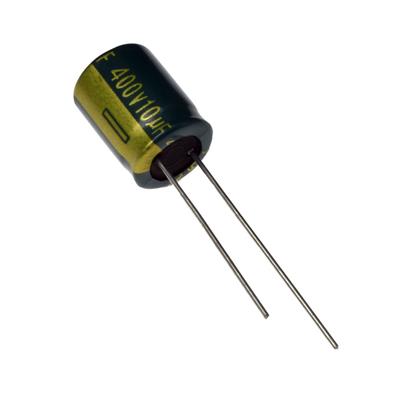 10UF 400V-10*17-105C-GREEN | 10UF 400V-10*17-105C-GREEN (KM SERIES)