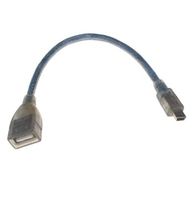 USB-A FEMALE TO MINI-B CABLE