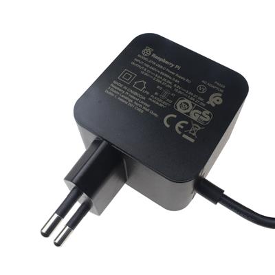 ADAPTOR RASPBERRY PI 5 5V/5A BLACK | RASPBERRY PI 27W USB-C POWER SUPPLY