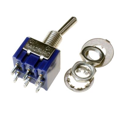 MTS-202 | کلید کلنگی کوچک دو حالته 6 پین
