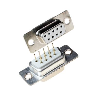 DB9 PIN D-SUB FEMALE WHITE | DP-9F-W | دی کانکتور9 پین مادگی سوزنی
