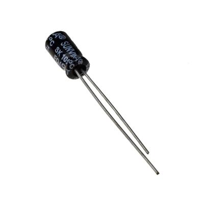 22UF 25V-4*7-105C-BLACK | 22UF/25V-4X7-105C-BLACK (SK SERIES) | خازن الکترولیت 22 میکرو فاراد 25 ولت