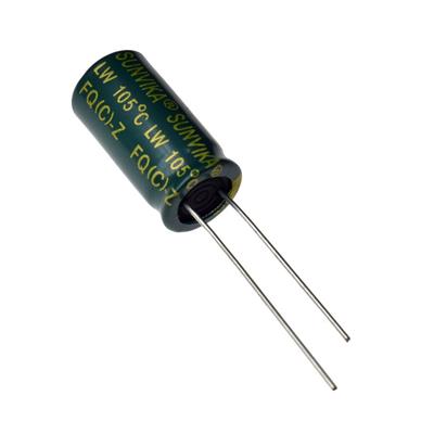 1000UF 35V-10*20-105C-GREEN | 1000UF 35V-10*20-105C-GREEN (LW SERIES) | خازن الکترولیت 1000 میکرو فاراد 35 ولت
