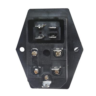 POWER SOCKET AC-01A | جک پاور نری روپنلی کلیددار جاپیچدار