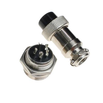 CONNECTOR GX16-5 M&F | CONNECTOR GX16-5 | کانکتور فلزی نظامی 5 پین GX16