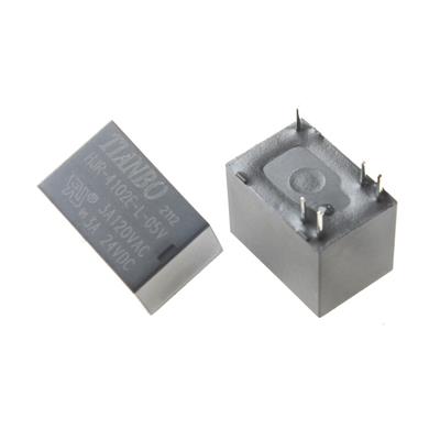 RELAY 5V 3A 1C 5PIN E | HJR-4102E-L-05V | رله بوبین کنار 5 ولت 3 آمپر 1 کنتاکت مدل 4102E
