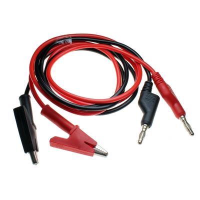 BANANA PLUG TO ALLIGATOR CLIP | پراب منبع تغذیه موزی به سوسماری