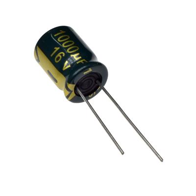 1000UF 16V-10*13-105C-GREEN | 1000UF/16V-10X13-105C-GREEN (LW SERIES) | خازن الکترولیت 1000 میکرو فاراد 16 ولت