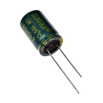 3300UF 16V-13*21-105C-GREEN | 3300UF 16V-13*21-105C-GREEN (LW SERIES) | خازن الکترولیت 3300 میکرو فاراد 16 ولت