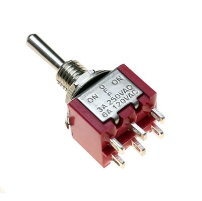 KEY 6PIN 3C | TS8-202A1 | کلید کلنگی سه حالته 6 پایه