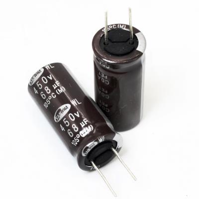 68UF/450V-16X25-105C-BLACK | KM686M450