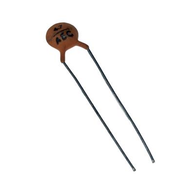 CERAMIC DISC CAPACITOR 47PF 50V | 47PF TOL:20% | خازن عدسی 47 پیکو فاراد