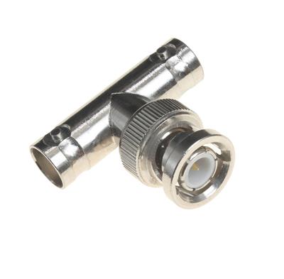 BNC MALE TO DOUBLE BNC FEMALE ADAPTER | BNC T CONNECTOR