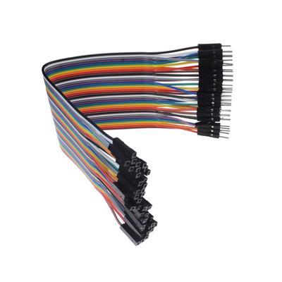 JUMPER WIRE M/F 40PIN-20CM | سیم جامپر نری به مادگی