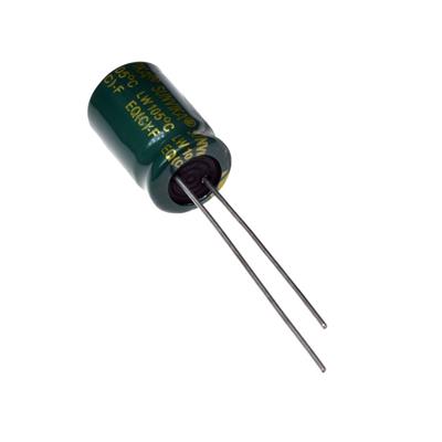 220UF 25V-8*12-105C-GREEN | 220UF 25V-8*12-105C-GREEN (LW SERIES) | خازن الکترولیت 220 میکرو فاراد 25 ولت