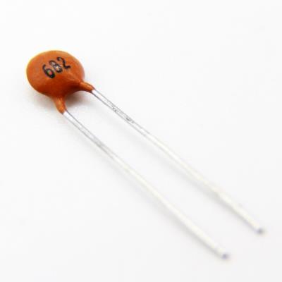 CERAMIC DISC CAPACITOR 6.8NF 50V | 682PF TOL:20% | خازن عدسی 6.8 نانو فاراد
