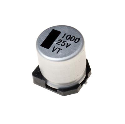 خازن الکترولیت اس ام دی  1000 میکروفاراد 25 ولت 1000UF 25V SMD 12.5*13.5MM | خازن الکترولیت اس ام دی  1000 میکروفاراد 25 ولت