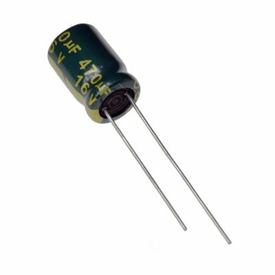 470UF 16V-8*12-105C-GREEN | 470UF 16V-8*12-105C-GREEN (LW SERIES) | خازن الکترولیت 470 میکرو فاراد 16 ولت