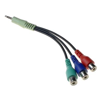 3.5MM JACK PLUG TO 3 RCA ADAPTER