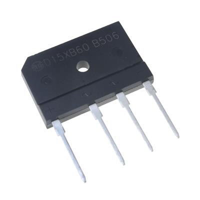 D15XB60 | پل دیود 15 آمپر 600 ولت شانه ای