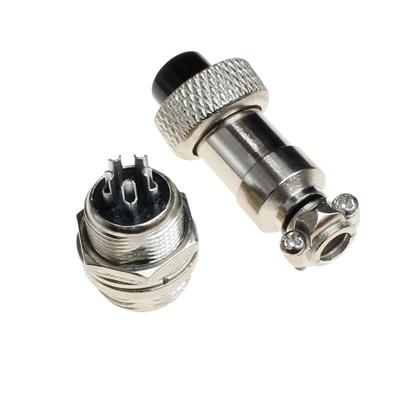 CONNECTOR GX12-5 M&F | CONNECTOR GX12-5 | کانکتور نظامی فلزی 5 پین GX12