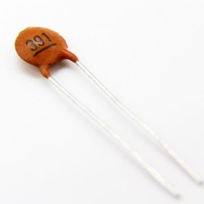 CERAMIC DISC CAPACITOR 390PF 50V | 391PF TOL:20% | خازن عدسی 390 پیکو فاراد